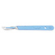 Swann Morton Disposable Scalpel, Stainless, Sterile, Size 20, Blue Handle, 10/bx. MFID: SM0506