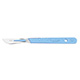 Swann Morton Disposable Scalpel, Stainless, Sterile, Size 22, Blue Handle, 10/bx. MFID: SM0508