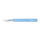 Swann Morton Disposable Scalpel, Stainless, Sterile, Size 14, Blue Handle, 10/bx. MFID: SM0519