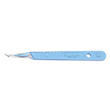 Swann Morton Disposable Scalpel, Stainless, Sterile, Size 15A, Blue Handle, 10/bx. MFID: SM0520