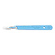 Swann Morton Disposable Scalpel, Stainless, Sterile, Size 10R, Blue Handle, 10/bx. MFID: SM6690