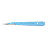 Swann Morton Disposable Scalpel, Stainless, Sterile, Size 10R, Blue Handle, 10/bx. MFID: SM6690