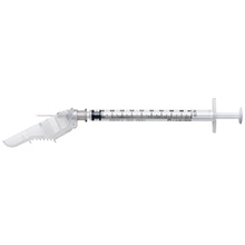 TERUMO SurGuard 3 Hypodermic 1cc Syringe with Safety Needle, 27G x 1/2", 100/bx, 4 bx/cs. MFID: SG3-01T2713