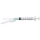 TERUMO SurGuard 3 Hypodermic 3cc Syringe with Safety Needle, 21G x 1", 100/bx, 4 bx/cs. MFID: SG3-03L2125
