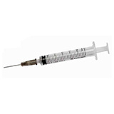 TERUMO Syringe, 3cc, Luer Lock Tip, 21G Needle, 100/bx, 10 bx/cs. MFID: SS-03L2138, 3SS-03L2138