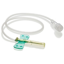 TERUMO SurShield Safety Winged Infusion Set, 19G x 3/4", 3-1/2" Tubing, 50/bx, 10 bx/cs. MFID: SV*S19BLS, 1SV*S19BLS