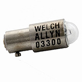 Welch Allyn 2.5v Replacement Lamp, for Ophthalmoscopes (#s 115XX). MFID: 03300-U