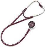 Welch Allyn TYCOS Harvey Elite Double-Head Stethoscope 28" Burgundy. MFID: 5079-270