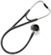 Welch Allyn TYCOS Harvey Deluxe Triple Head Stethoscope 28", Black. MFID: 5079-321
