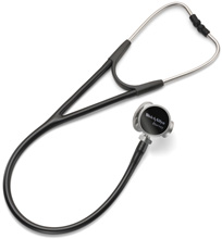 Welch Allyn TYCOS Harvey Deluxe Triple Head Stethoscope 28", Black. MFID: 5079-321