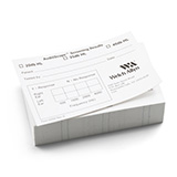 Welch Allyn Recording forms for AudioScope 3 Audiometer, 100/pack, 10 pk/box. MFID: 55230