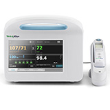 Welch Allyn CONNEX 6700 Vital Signs Monitor, Nellcor SpO2, Braun ThermoScan PRO 6000. MFID: 67NXEX-B