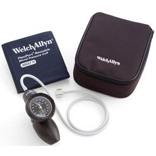 Welch Allyn Platinum Tycos DS58 Hand Aneroid- DuraShock with ADULT Durable Flexiport Cuff and Nylon Zipper Case. MFID: DS58-11