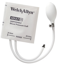 Welch Allyn FlexiPort Disposable BP Cuff, Soft with Inflation System, 2-Tube, Small Child. MFID: SOFT-08-2BV