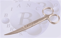 Bianco Brothers Skin Scissor Stainless Steel 4.75" curved sharp/sharp points