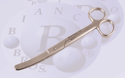 Surgical Scissor Stainless Steel 7" Curved Blunt/Blunt points