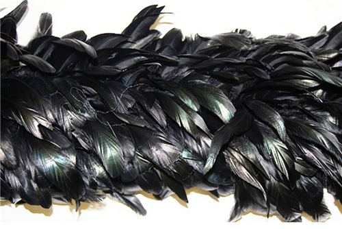 Deluxe Black Fantasy Feather Boa