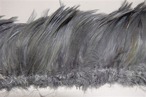 Grey Dyed Hackle Fringe