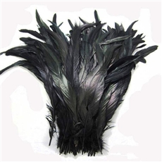 Dyed Black Coque 14-16"