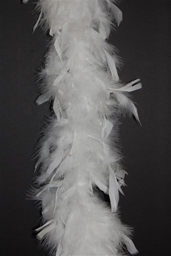 White Chandelle Boa - Lite Weight