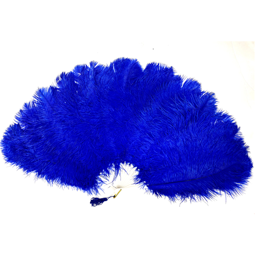 Ostrich feather Fan 40" x 30"