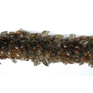 Pheasant Plumage Boa - Almond