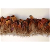 Pheasant Plumage Fringe - Red Heart