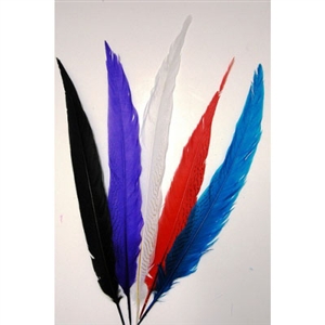 Silver Pheasant Tails 20"-30" DYED