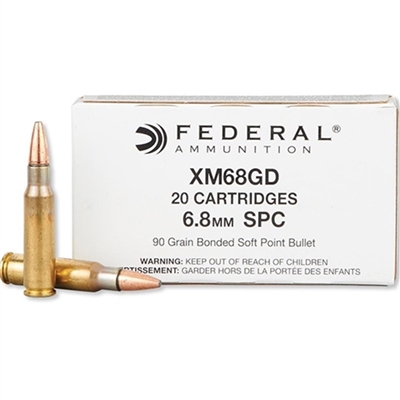 FEDERAL XM68GD  6.8 SPC 90gr