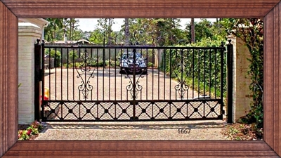 Driveway Gate 1667