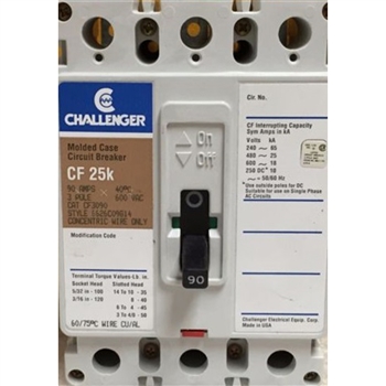 Challenger CF3125L Circuit Breaker Refurbished