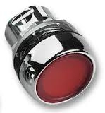 Sprecher + Schuh D7M-LFA4PN7RX01 - Pushbutton, Metal, Flush, Illuminated, Main., Red Lens, 240V AC LED, 1NC