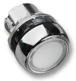 Sprecher + Schuh D7M-LFA7PN5WX01 - Pushbutton, Metal, Flush, Illuminated, Main., Clear Lens, 120V AC LED, 1NC
