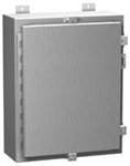 Hammond Mfg 1418N4S16K8 - N4X Wallmount Encl w/panel - 30 x 24 x 8 - 316 SS