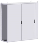 Hammond Mfg HFMDT20185 - Modular Dbl Door Flange Disc Encl - 2000 x 1800 x 500 - Steel/Lt Gray