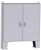 Hammond Mfg HN4FM726012S16 - N4X 3-pt Dbl Door Floormount Encl w/panel - 72 x 60 x 12 - 316 SS