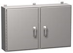 Hammond Mfg HN4WM484812S16 - N4X 2 Door Wallmount Encl w/panel - 48 x 48 x 12 - 316 SS