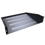 Hammond Mfg RASV190315BK1 - 2U VENT RACK MOUNT SHELF 15"D