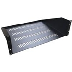 Hammond Mfg RASV190515BK1 - 3U VENT RACK MOUNT SHELF 15"D