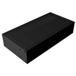 Hammond Mfg RM1U0804VBK - RM1U 8.3" x 4.25" CASE VENTED