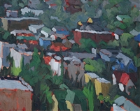"Wilshire North" Oil Painting by Sarah Arnold