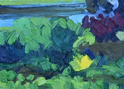 "Echo Park Lake", Oil Painting by Sarah Arnold