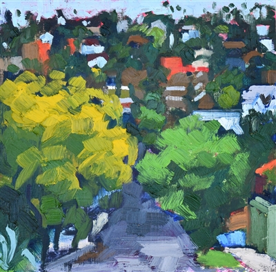 "Echo Park", Oil Painting by Sarah Arnold