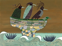 "Three Birds", Sarajo Frieden giclee