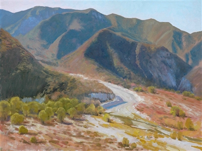 "Little Tujunga Canyon", California Landscape Oil Painting by Armand Cabrera