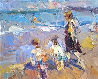 "Ocean Rhythms", Greg Carter Oil Painting