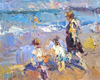 "Ocean Rhythms", Greg Carter Oil Painting