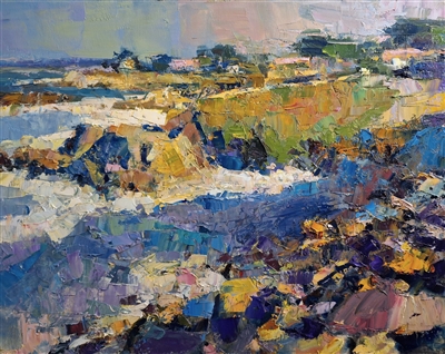 "Monterey Coast", Greg Carter Oil Painting