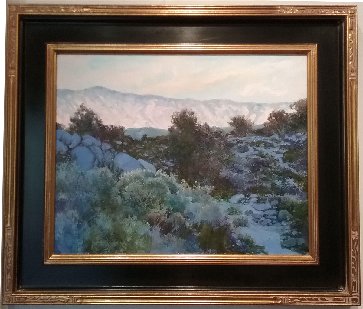 Original impressionist landscape oil painting by Bruce Sanford Day