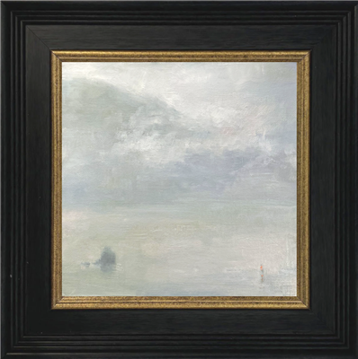 "I See",  Contemporary Abstracted Seascape Painting by E.E. Jacks